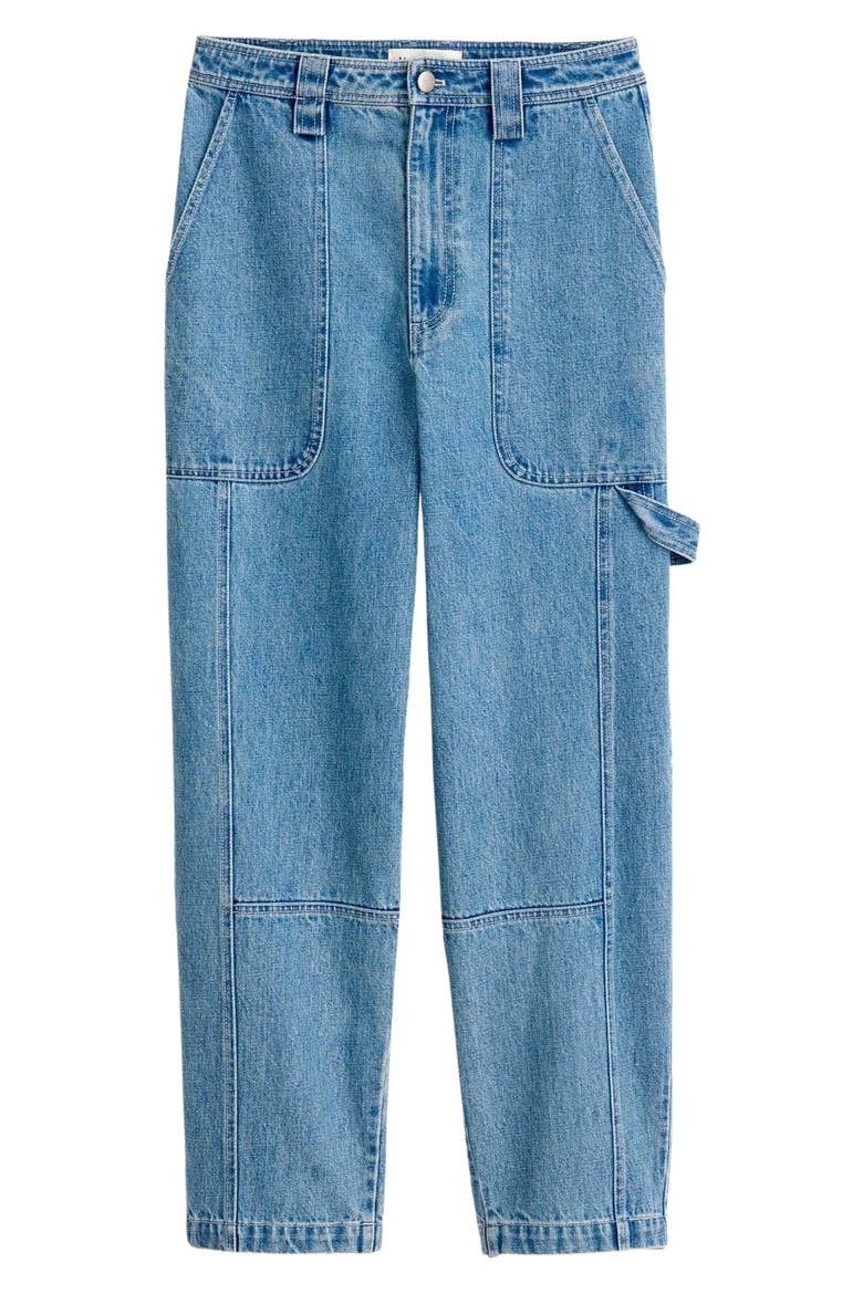 Phoebe Straight Leg Cargo Jeans, Alternate, color, VINTAGE WASH