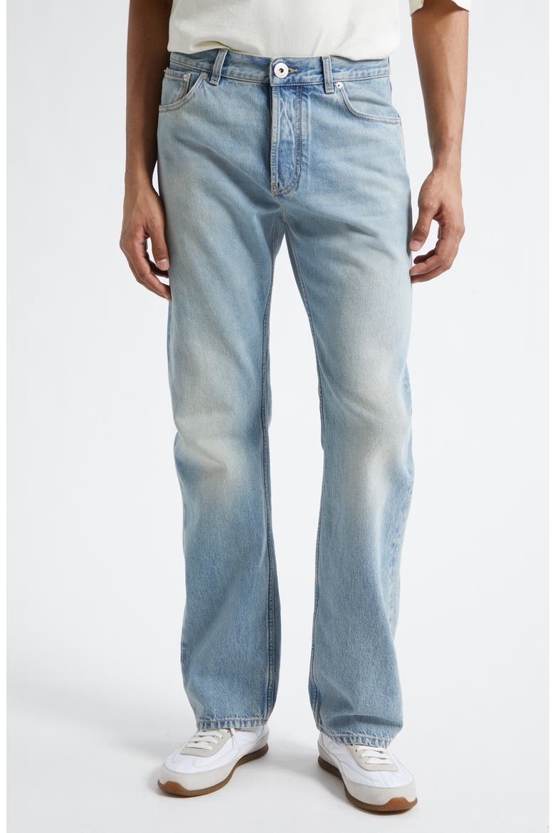 Francis Straight Leg Jeans, Main, color, BLUE WASHED