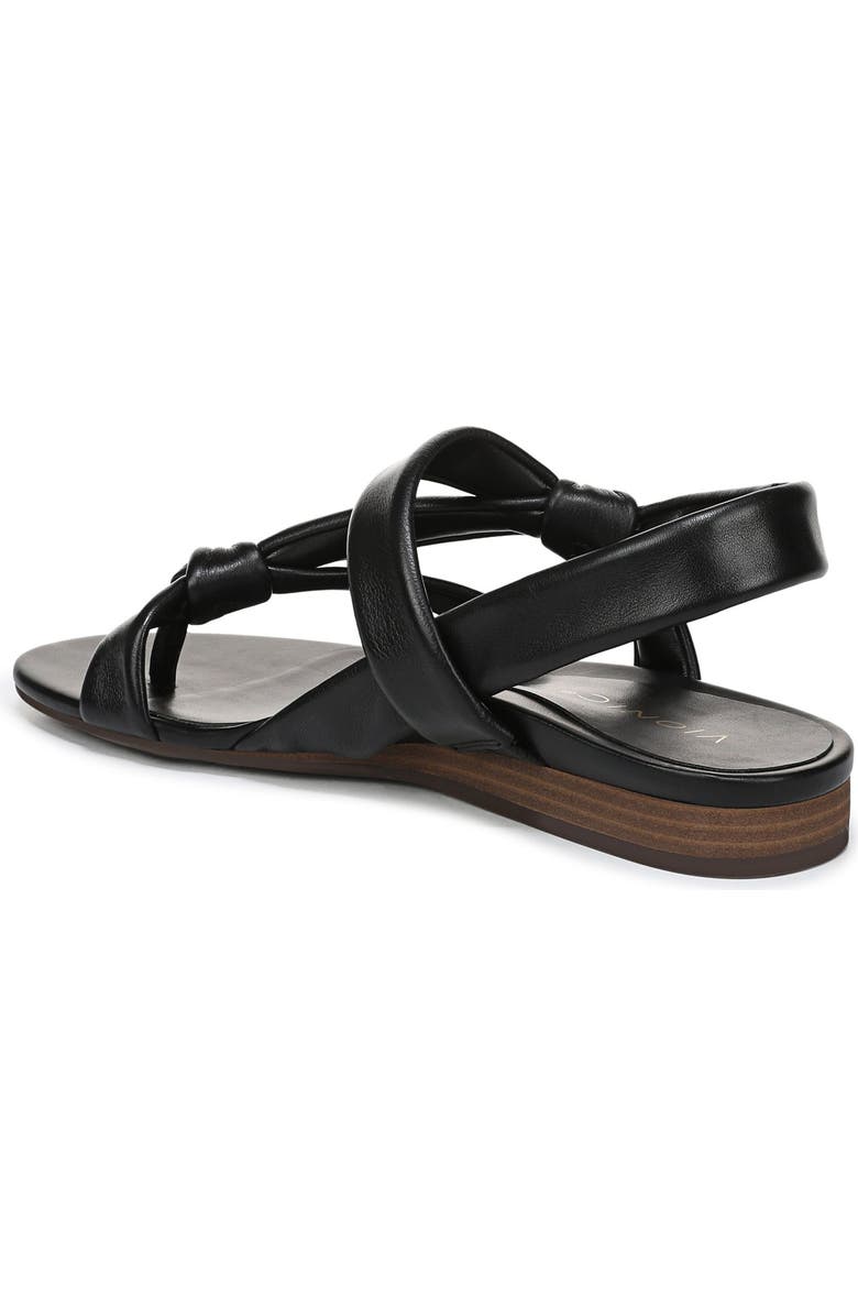 Vionic Geneva Strappy Sandal, Alternate, color, Black Leather