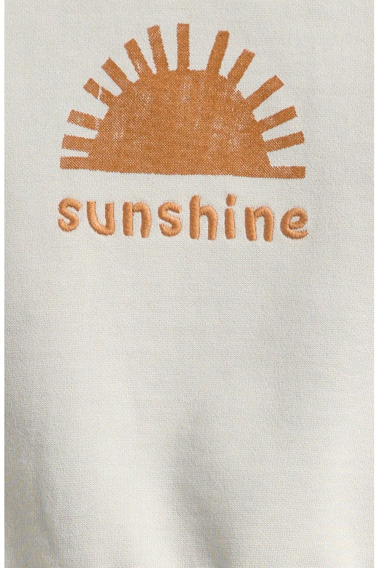 Sunshine Sweatshirt & Print Pants Set, Alternate, color, ORANGE MULTI