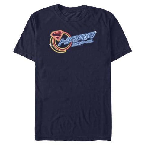 Men's Supergirl Kara Moon Neon Sign  Graphic T-Shirt