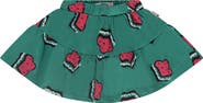 Stains and Stories by Babyface Allover Sandwich Print Tiered Skirt