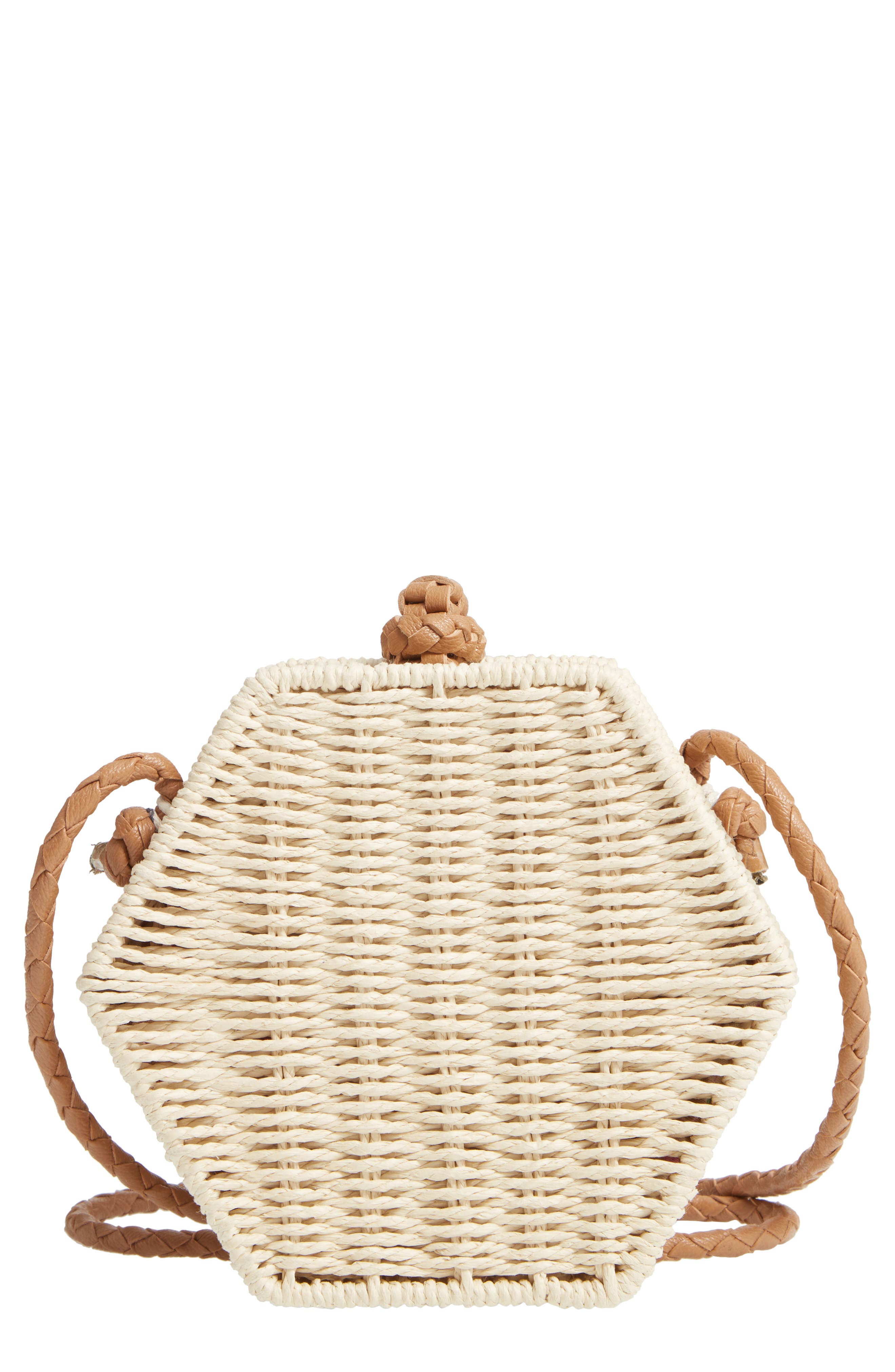 Mali + Lili Lexi Woven Crossbody Bag, Main, color, 