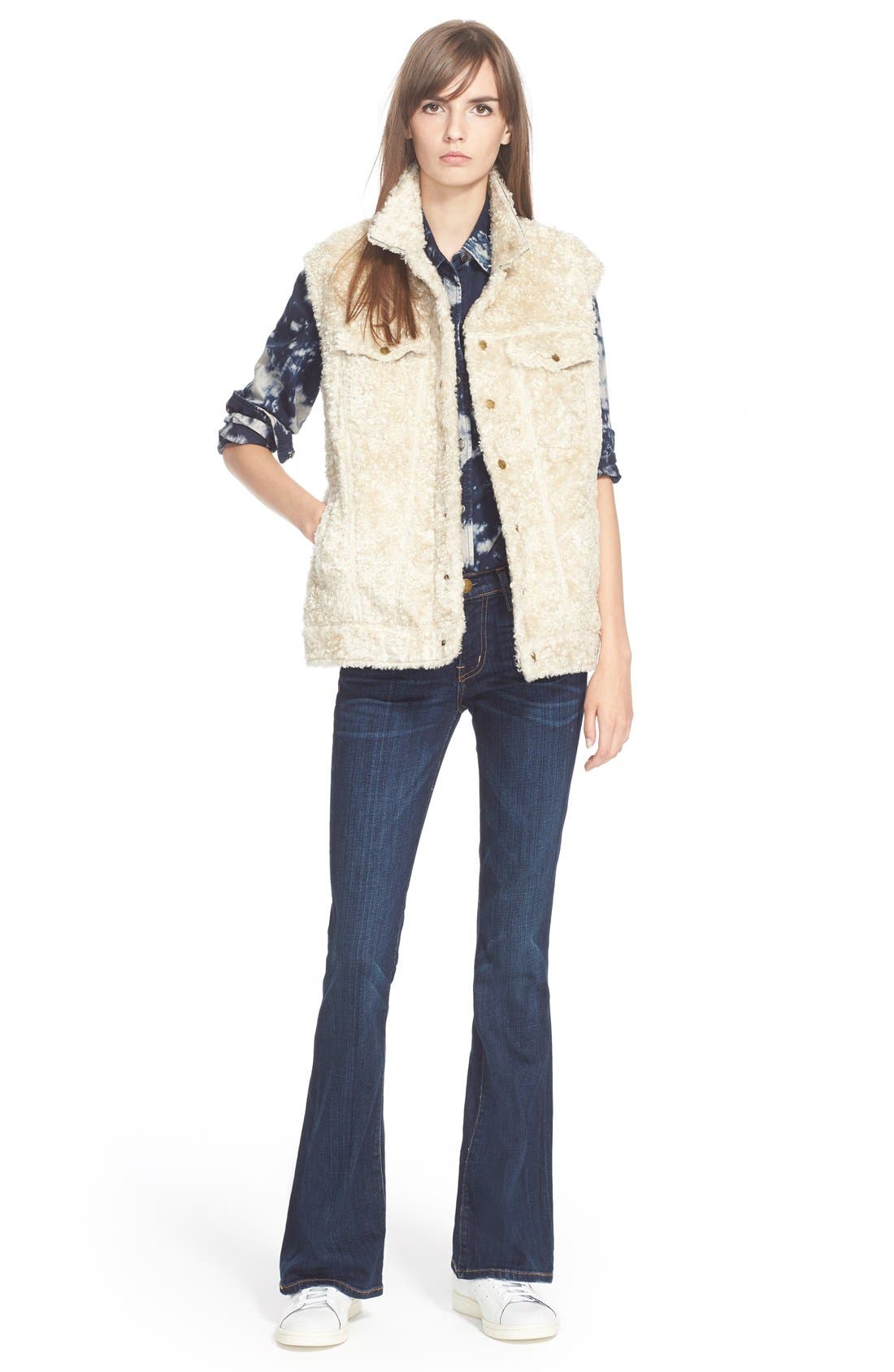 Current/Elliott 'The Perfect Shirt' Acid Wash Cotton Shirt (Women ...