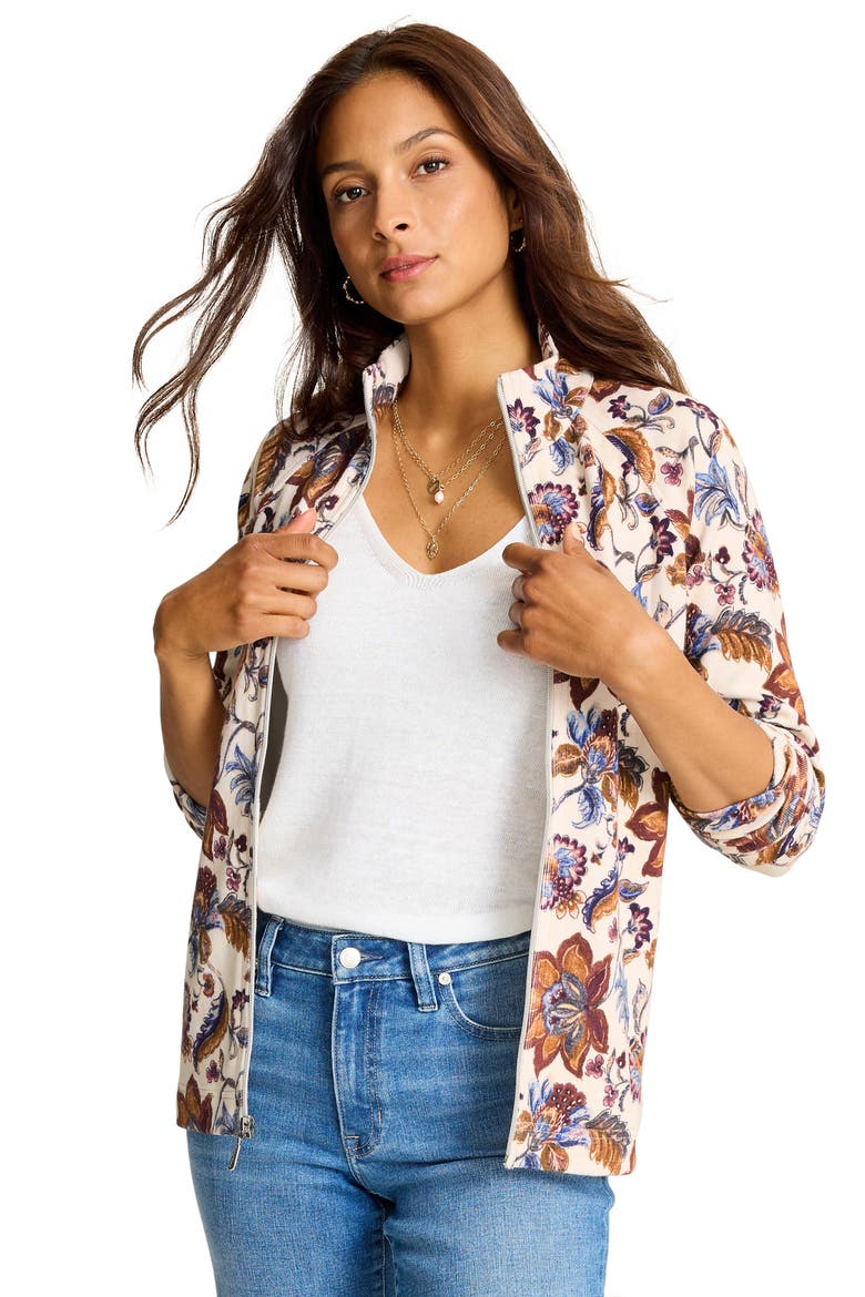 Aruba Mesa Shores Full Zip Hoodie, Alternate, color, COCONUT