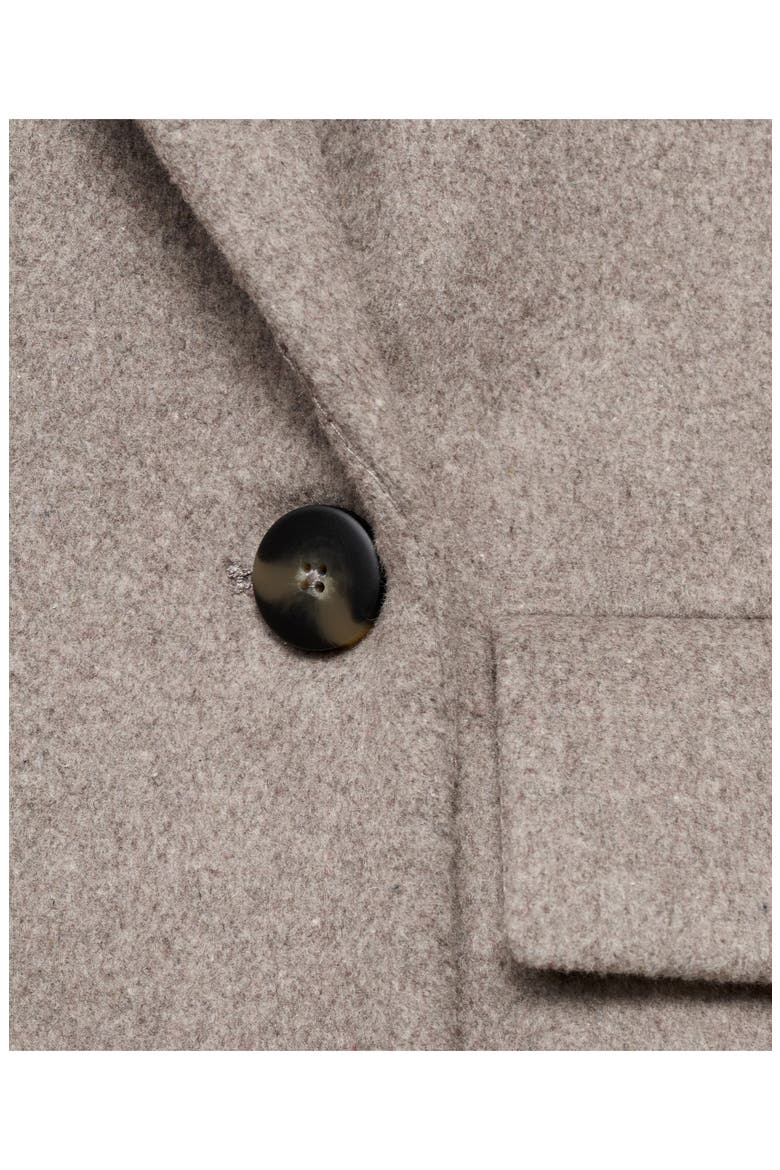 Double Breasted Coat, Alternate, color, MEDIUM BROWN