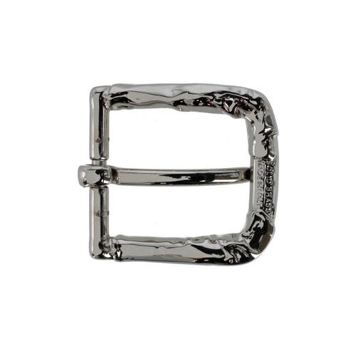 Trafalgar 35mm Italian Rippled Textured Solid Brass Harness Belt Buckle