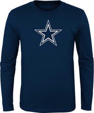 Outerstuff Youth Navy Dallas Cowboys Primary Logo Long Sleeve T-Shirt