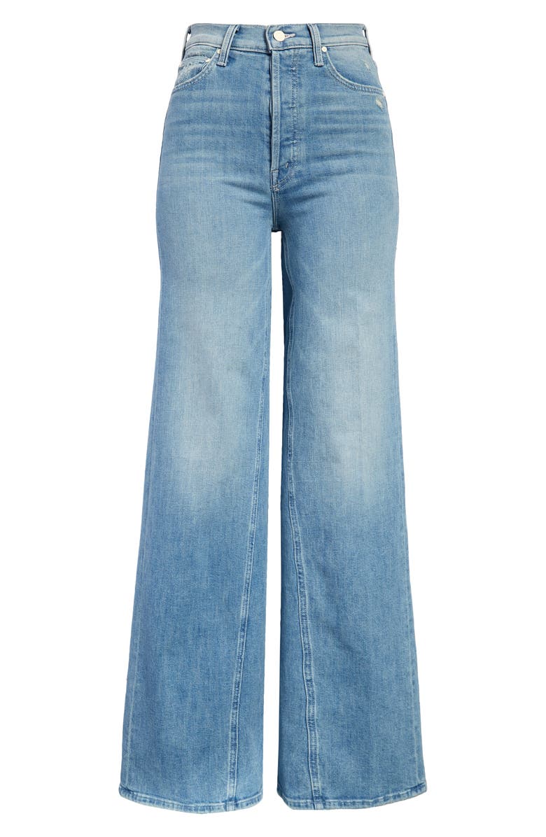 MOTHER The Enchanter High Waist Wide Leg Jeans, Alternate, color, 