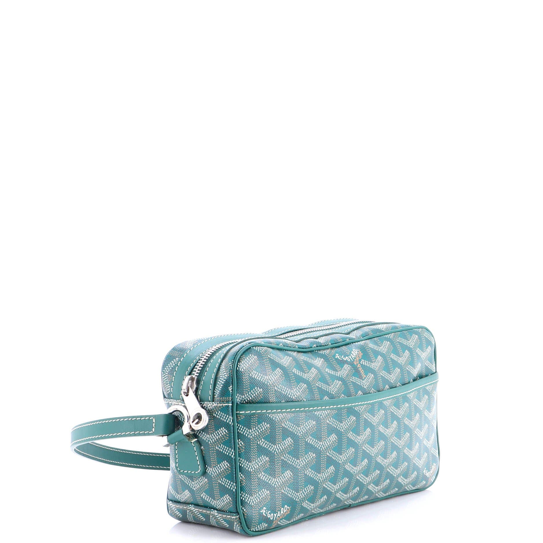 Pre-Owned Goyard Cap Vert Bag Coated Canvas, Alternate, color, Green