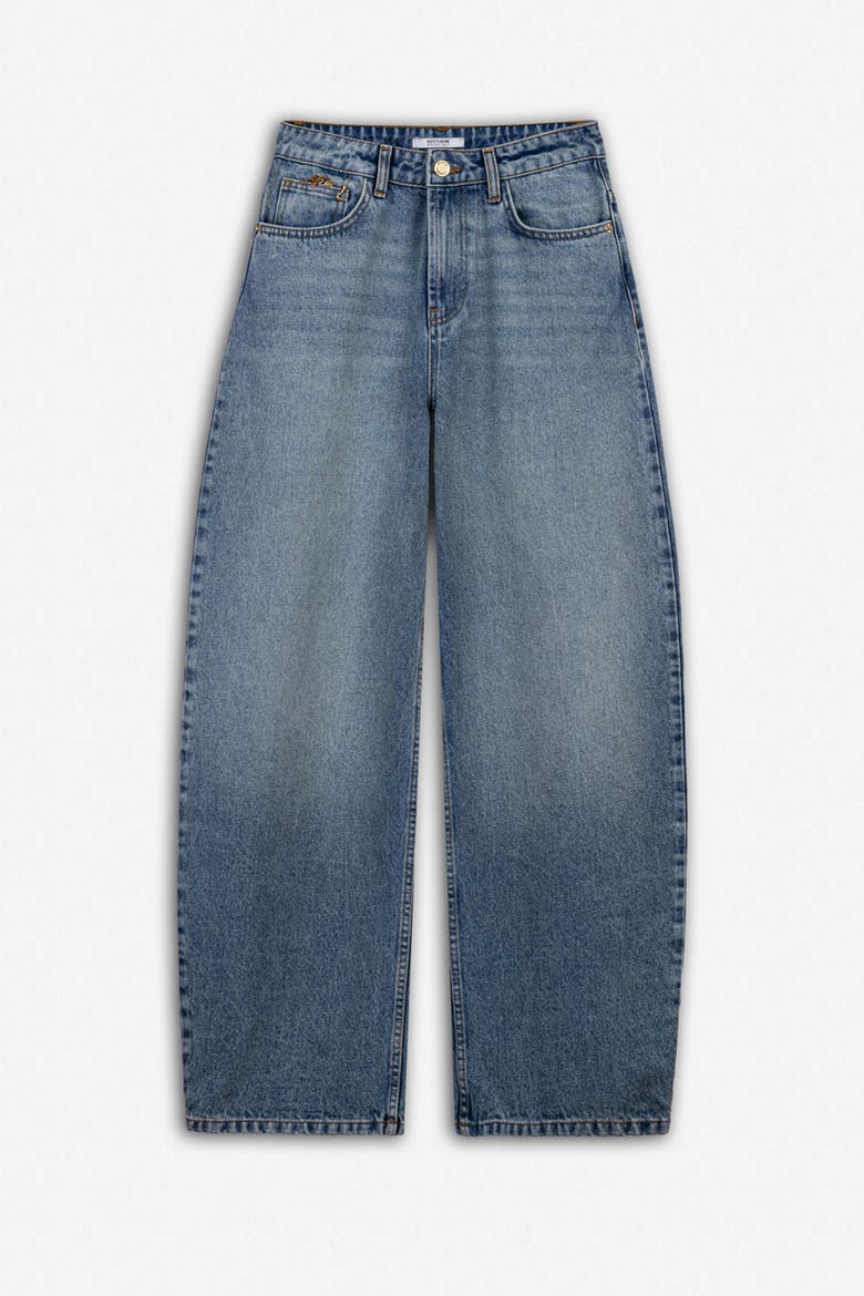 Balloon Leg Jeans, Alternate, color, White