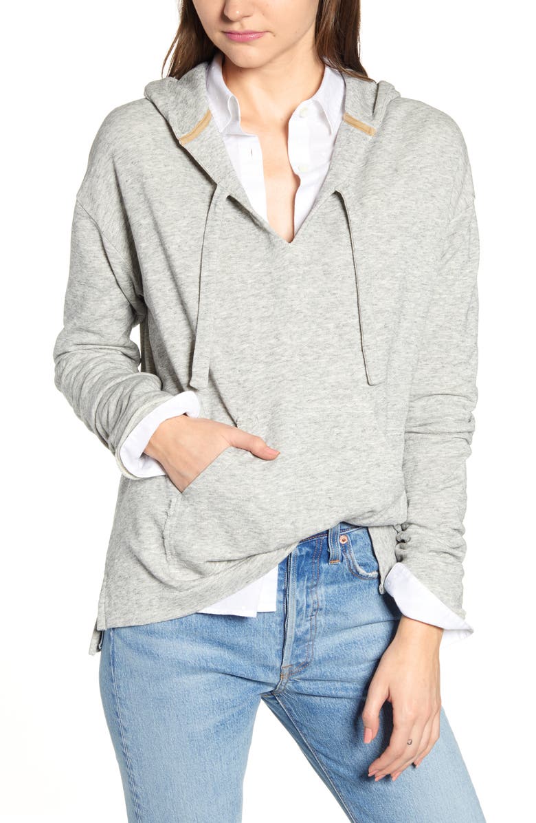 Alex Mill Baja Heather Fleece Hoodie, Main, color,