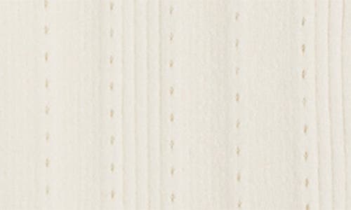 Madewell Cotton-blend Pointelle Short-sleeve Cardigan In White