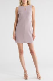 Theory Keyhole Sleeveless Shift Dress