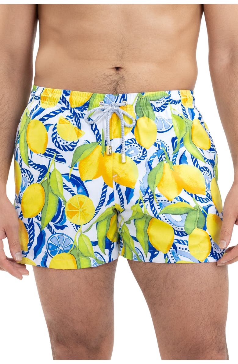 Kenny Flowers The Bossitano - Swim Trunks, Main, color, White
