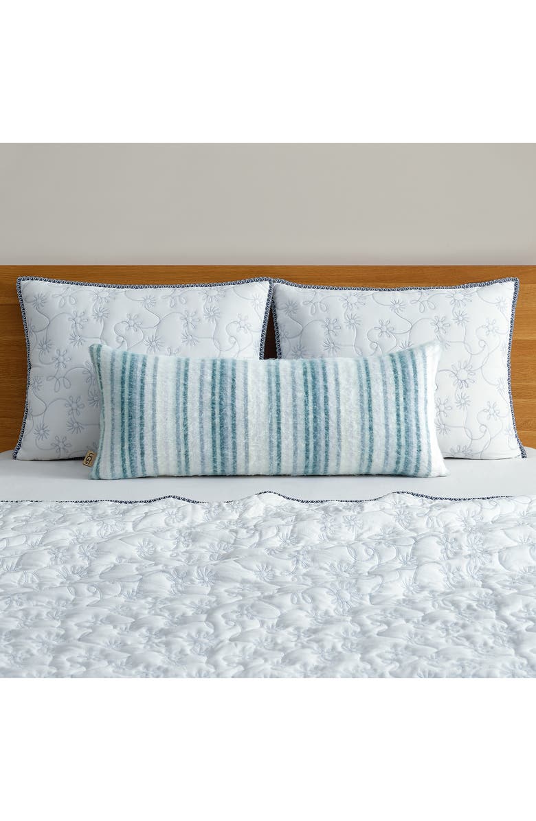 UGG<sup>®</sup> Joana Accent Pillow, Alternate, color, Misty Green/ Saltwater