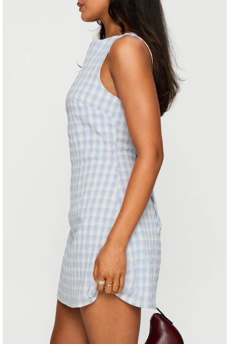 Alfalfa Check Minidress, Alternate, color, BLUE CHECK