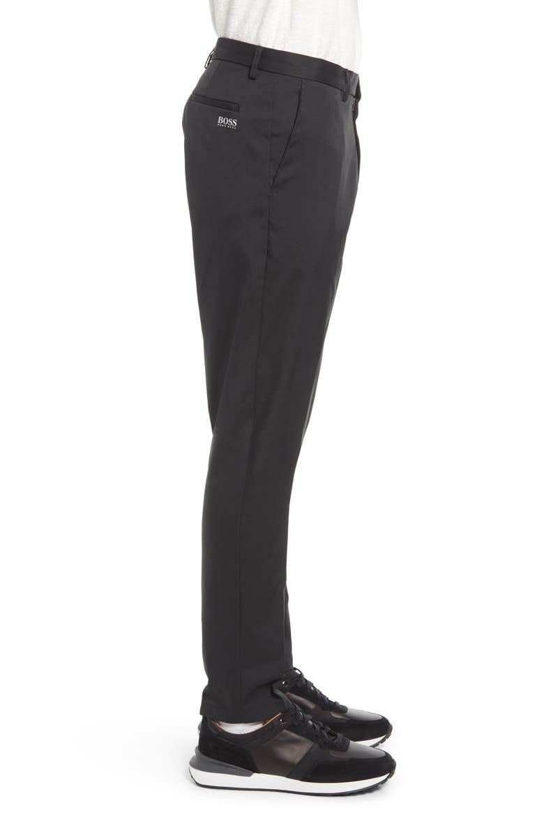 Spectre Water Repellent Slim Fit Chino Pants, Alternate, color, BLACK