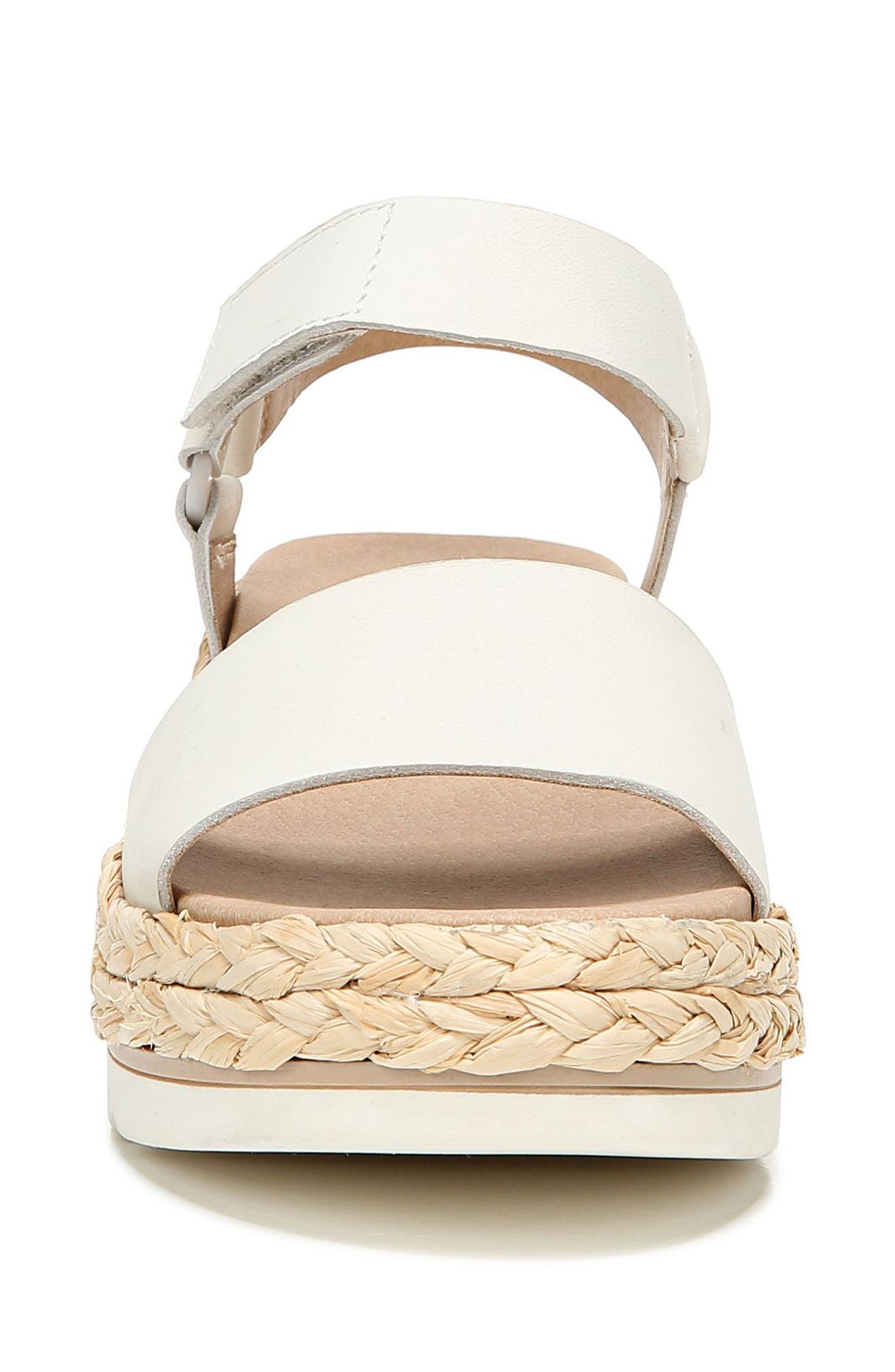 Other Side Quarter Strap Platform Sandal, Alternate, color, TOFU LEATHER
