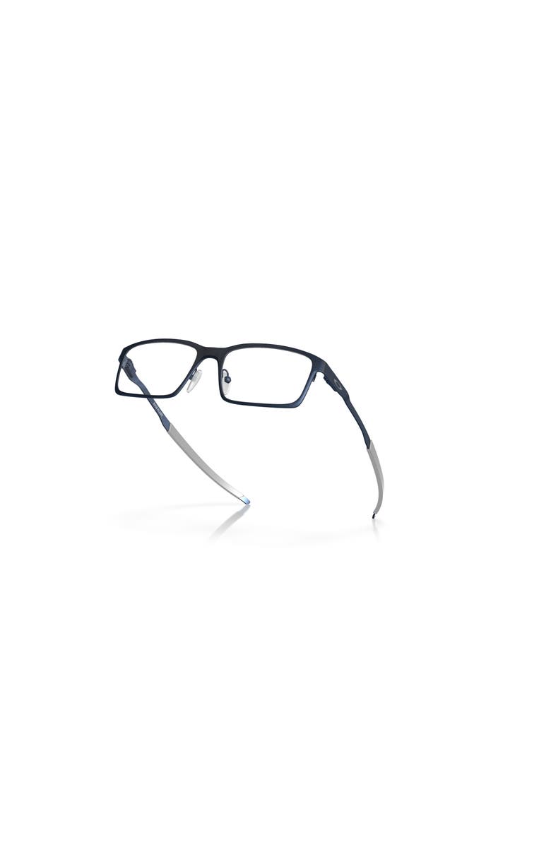 Oakley 54mm Rectangle optical glasses, Alternate, color, Blue