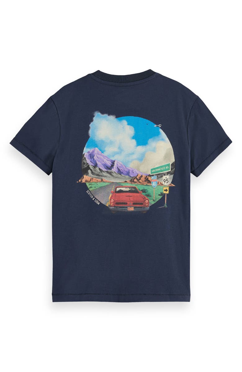 Scotch & Soda Kids' Road Trip Graphic T-Shirt, Alternate, color, 