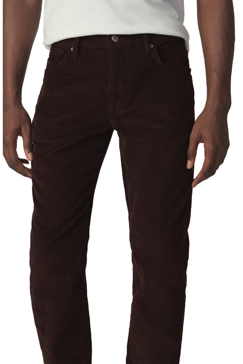 The Brixton Slim Straight Leg Corduroy Jeans, Alternate, color, MULCH
