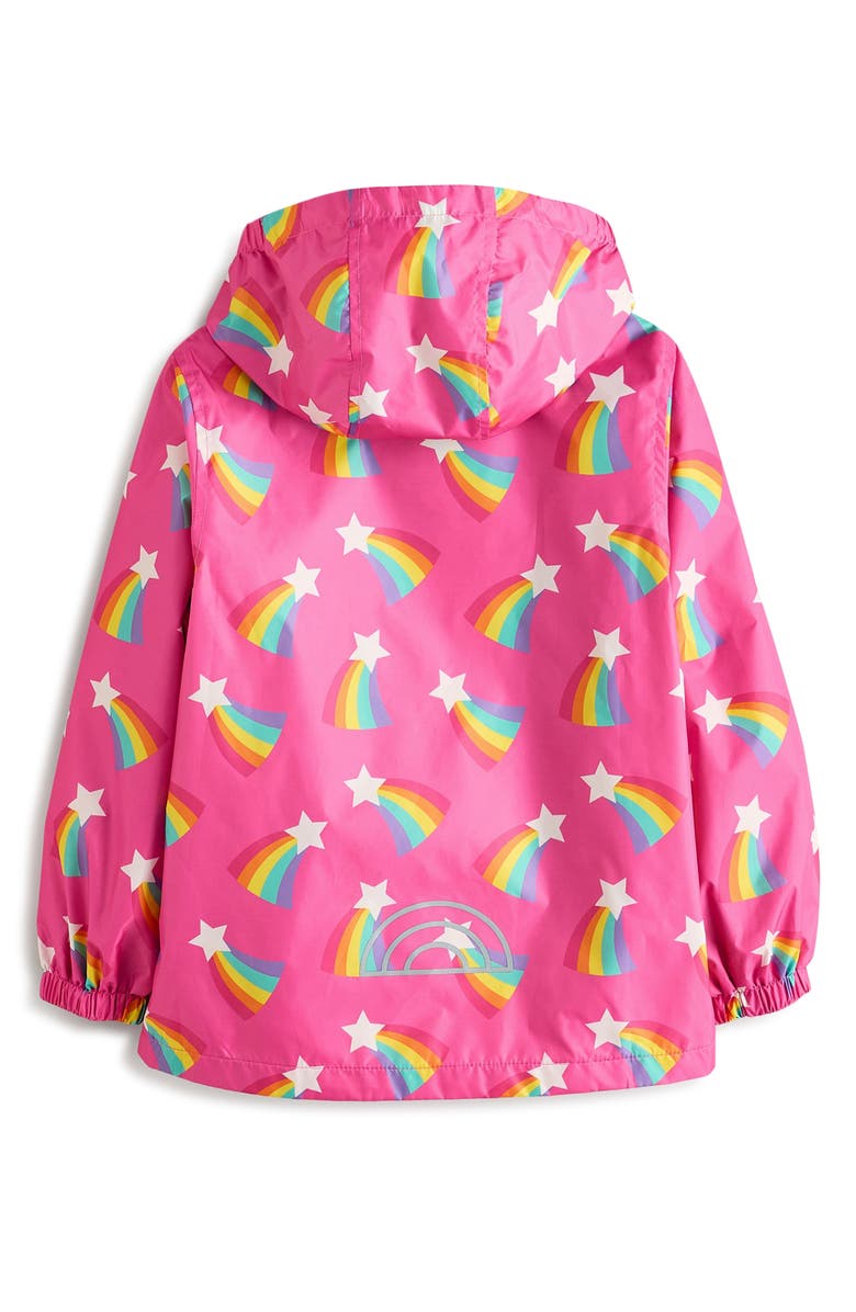 Little Bird Kids' Rainbow Mac Water Resistant Raincoat, Alternate, color, 