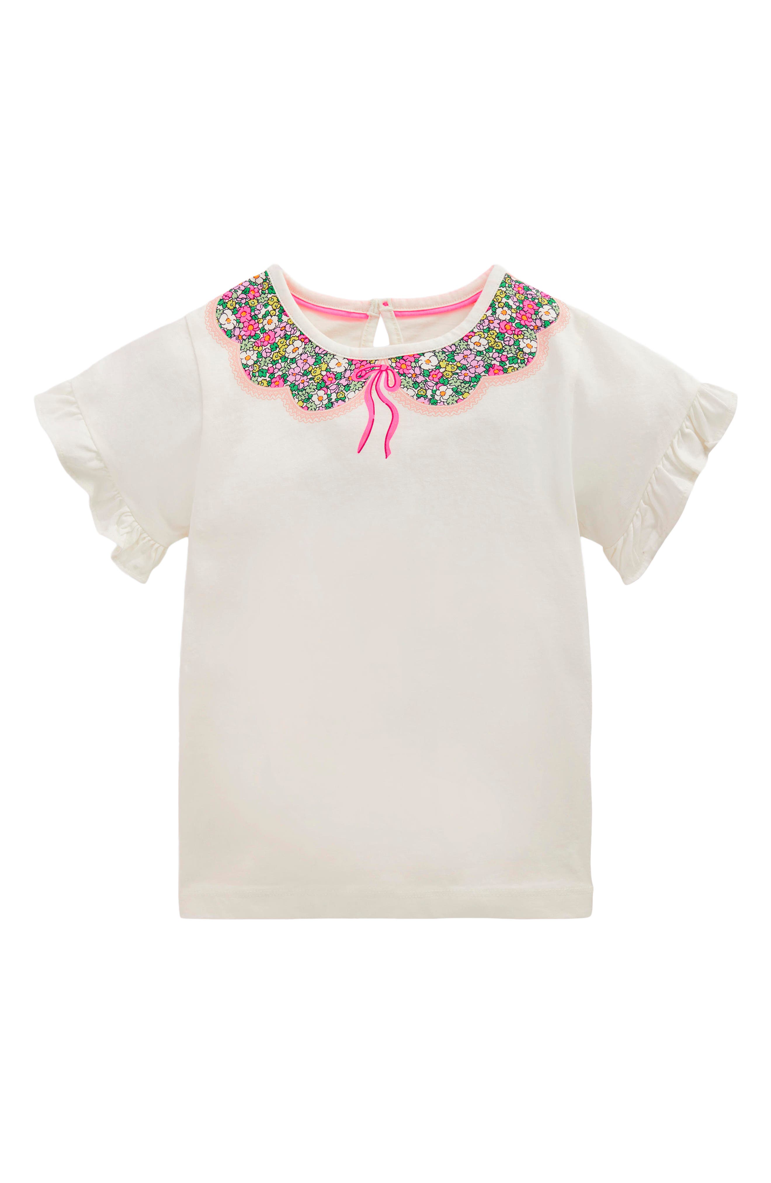 selected IVORY FLORAL COLLAR