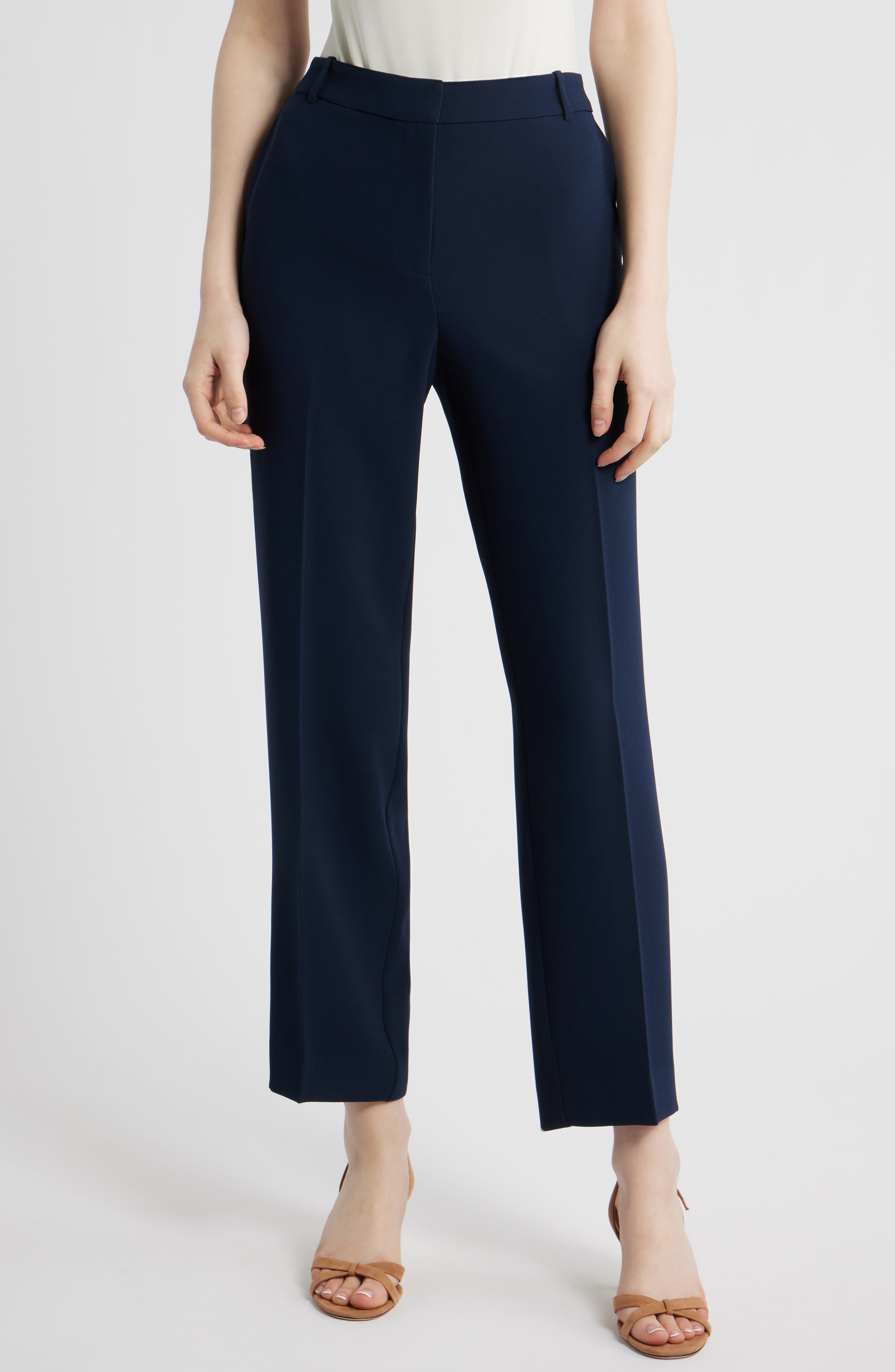 Gloria Crepe Ankle Pants - image 5