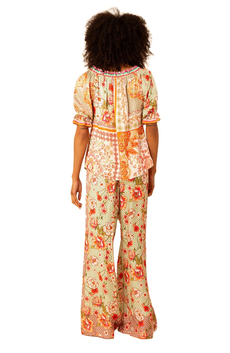 Hale Bob Tatum Charmeuse Balloon Sleeve Top, Alternate, color,