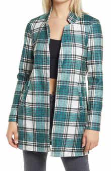 VERO MODA Katrine Buffalo Plaid Brushed Jacket