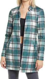 VERO MODA Katrine Buffalo Plaid Brushed Jacket