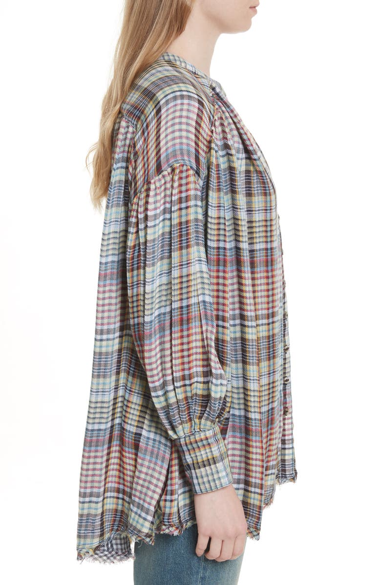 Free People Come on Over Plaid Top, Alternate, color,