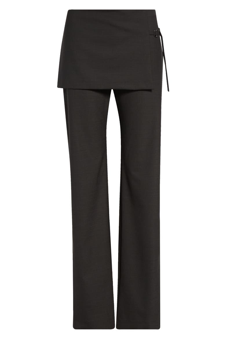 パンツ layered design archive pants wide flare Archive Layered Trousers (Women) | Nordstrom