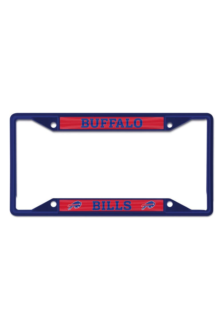 Buffalo Bills Chrome Color License Plate Frame, Main, color, Blue