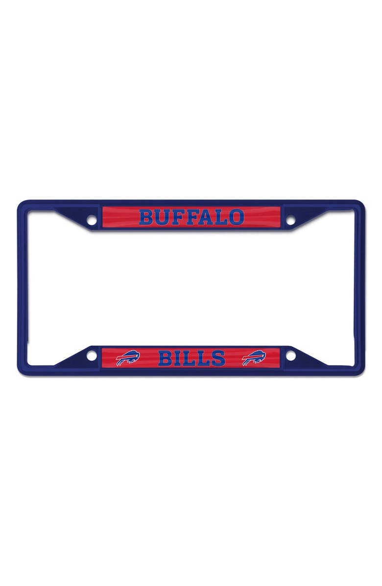 WINCRAFT Buffalo Bills Chrome Color License Plate Frame, Main, color, Blue