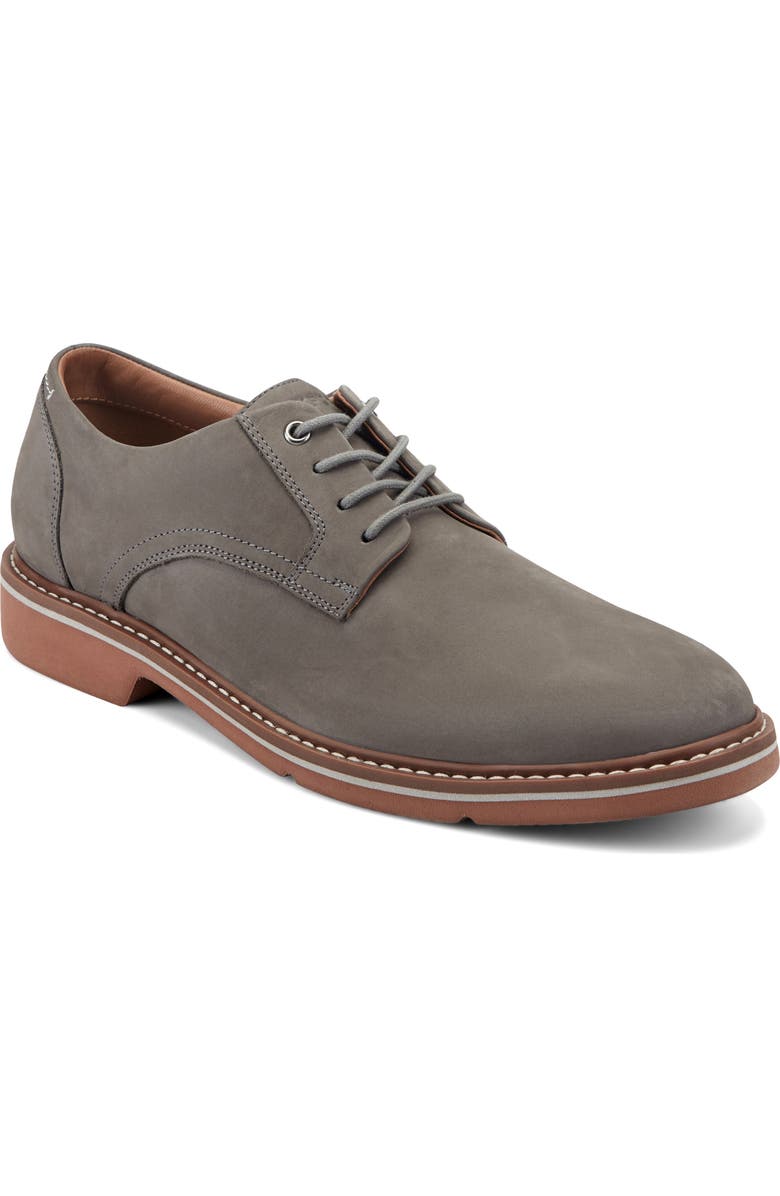 Rockport Foley Plain Toe Derby, Main, color, Medium Gray