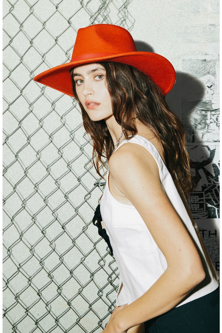 Harper Felted Wool Fedora, Alternate, color, ADRENALINE RUSH