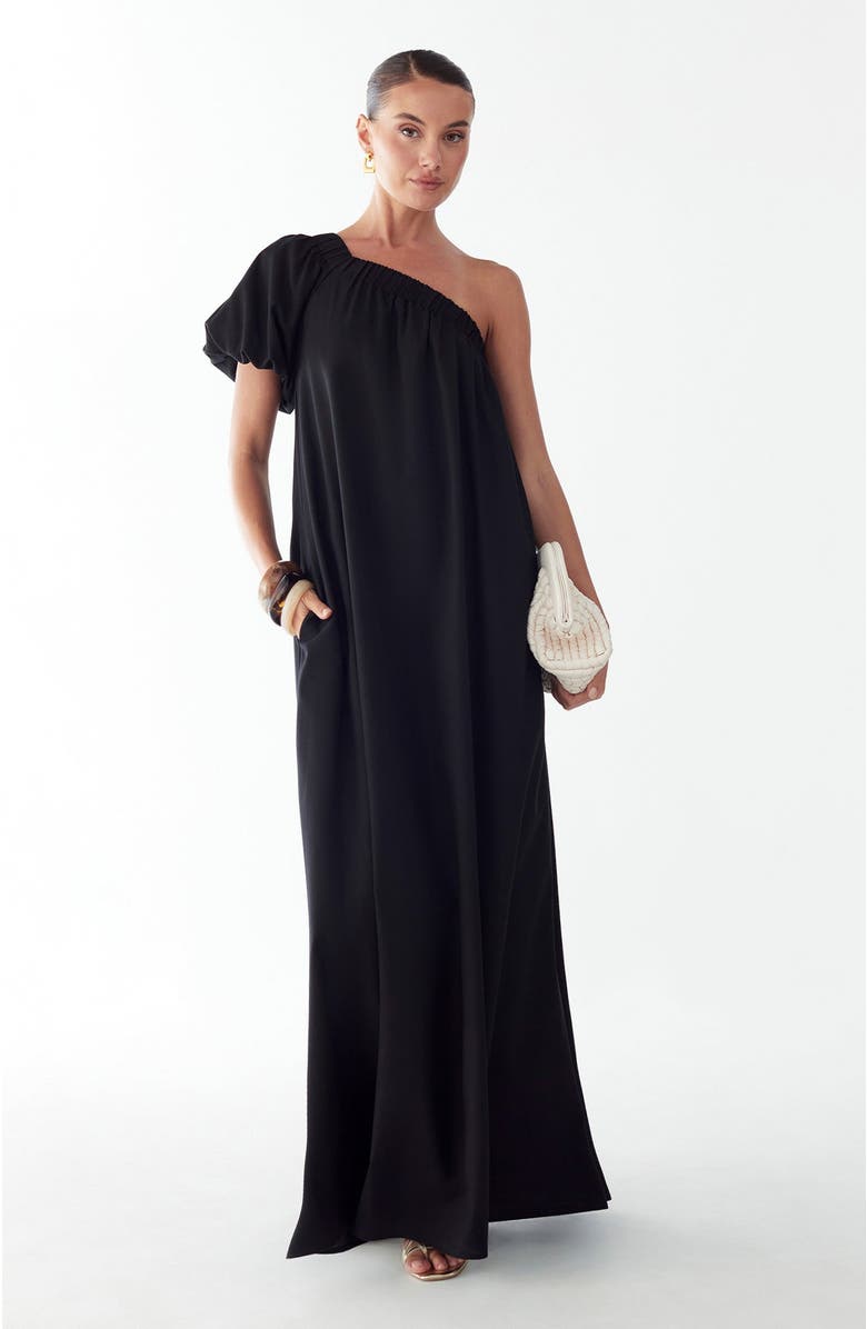ST MRLO Jolie Maxi Dress, Alternate, color, Black