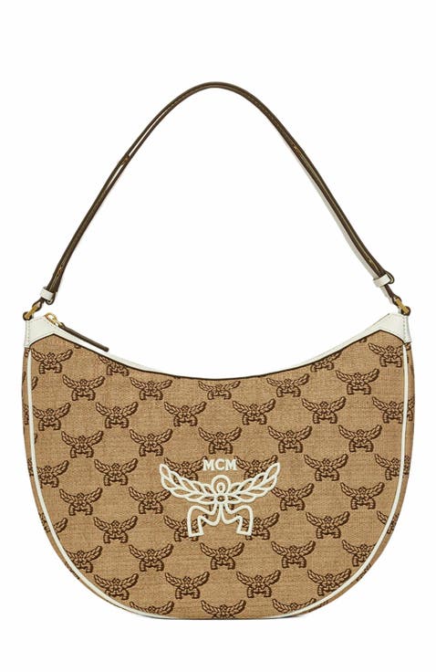 Himmel Ascending Moon Hobo in Lauretos Raffia Jacquard