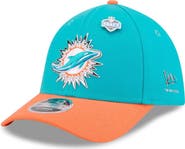 New Era Men's New Era  Aqua/Orange Miami Dolphins 2026 NFL Draft 39THIRTY M-Crown Flex Hat