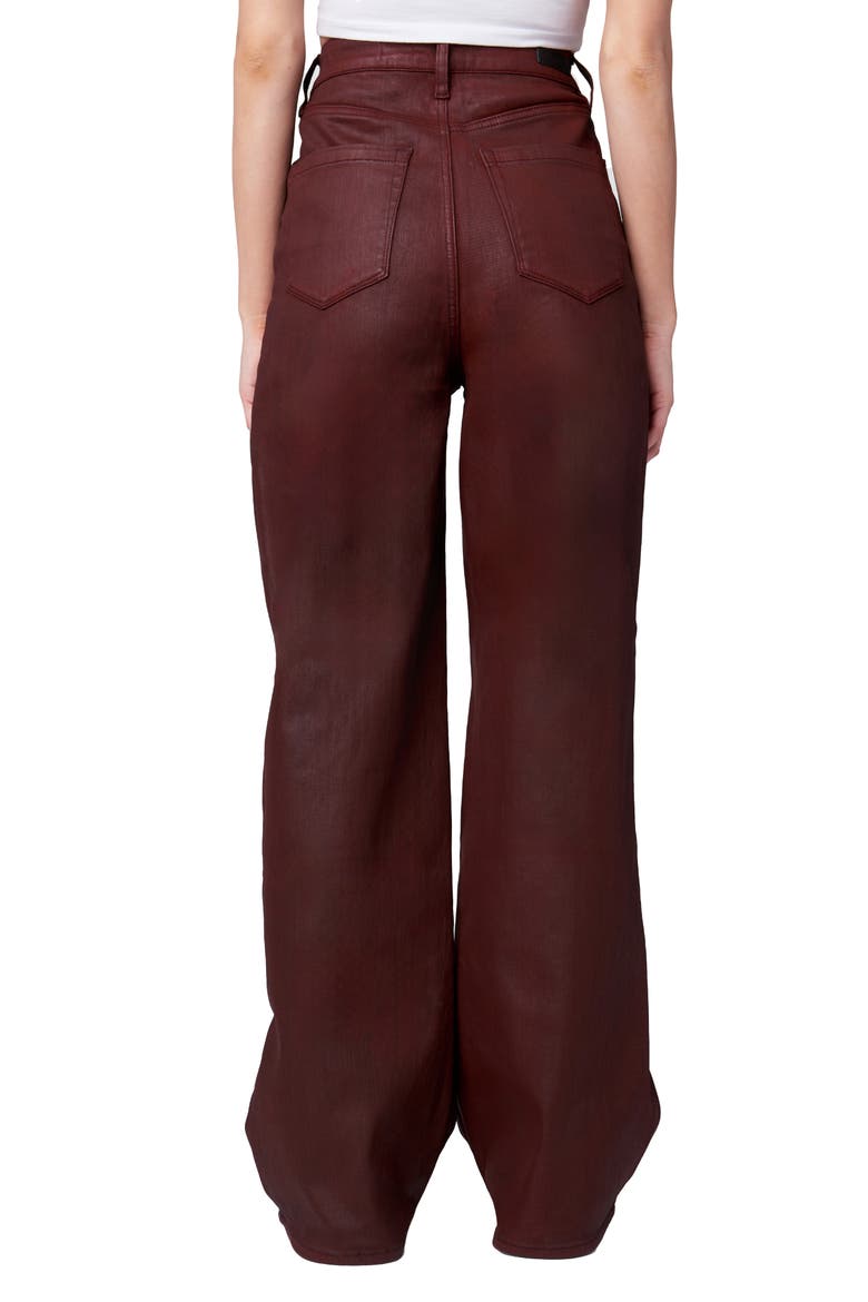 Franklin Coated Denim Ribcage Jeans, Alternate, color, COFFEE TALK
