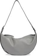 AllSaints Half Moon Leather Shoulder Bag
