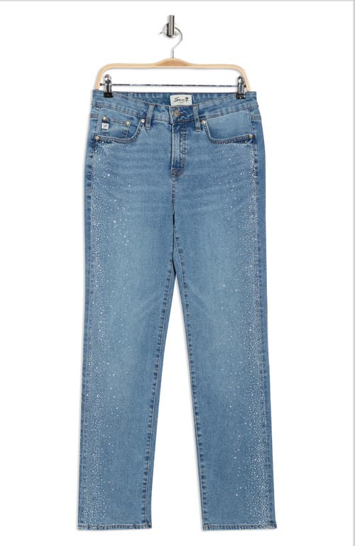 Seven7 Vintage Straight Leg Jeans In Blue