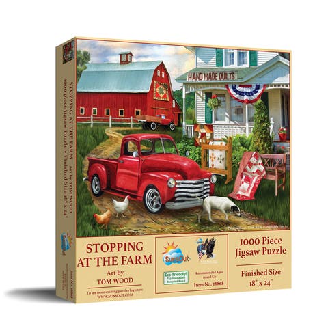 Stopping at the Farm 500 piece Jigsaw Puzzle for Adults