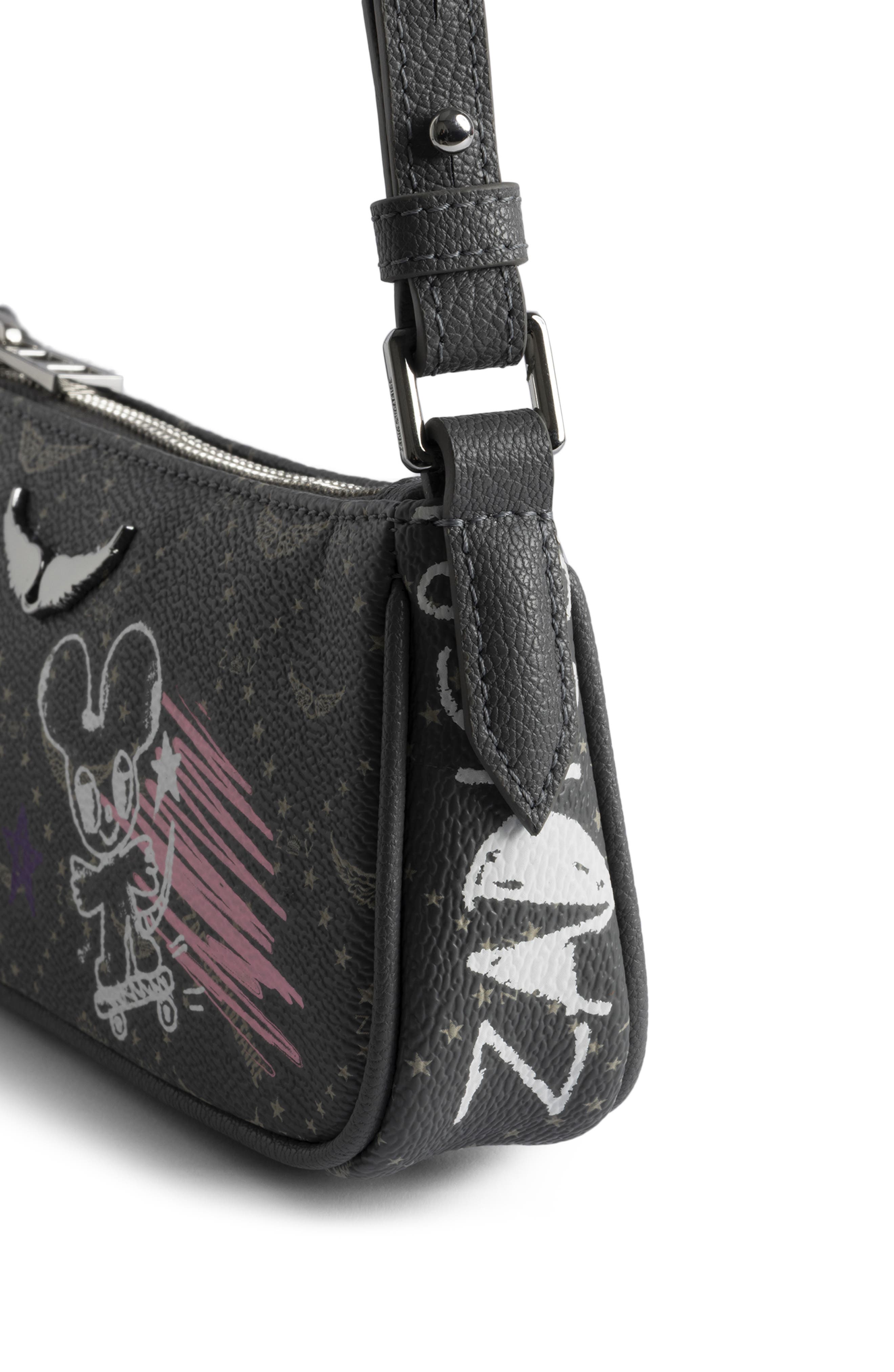 Zadig 
Voltaire Monogram Shoulder Bag, Alternate, color, Road