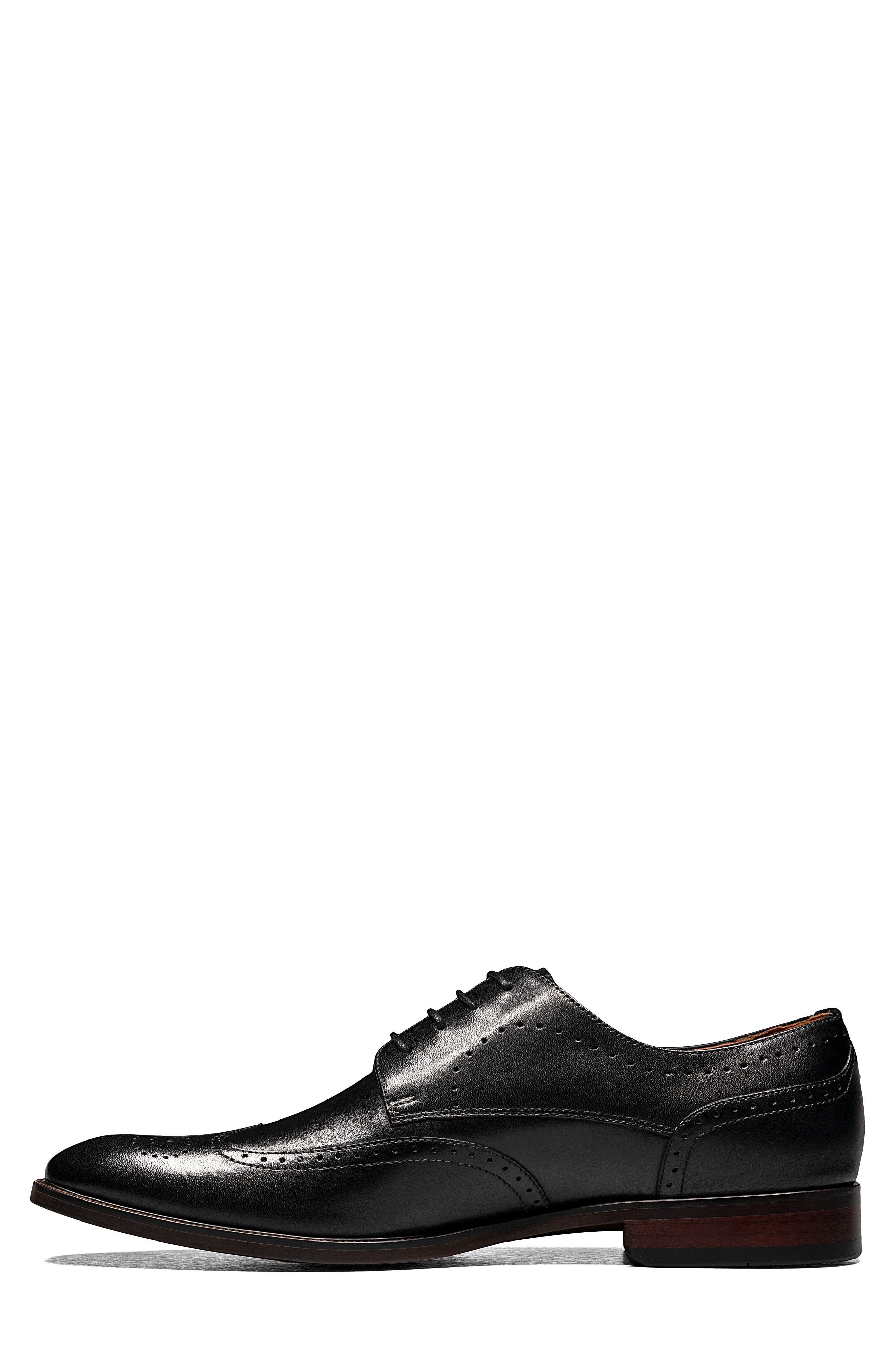 Florsheim Sorrento Wingtip Derby, Alternate, color, Black