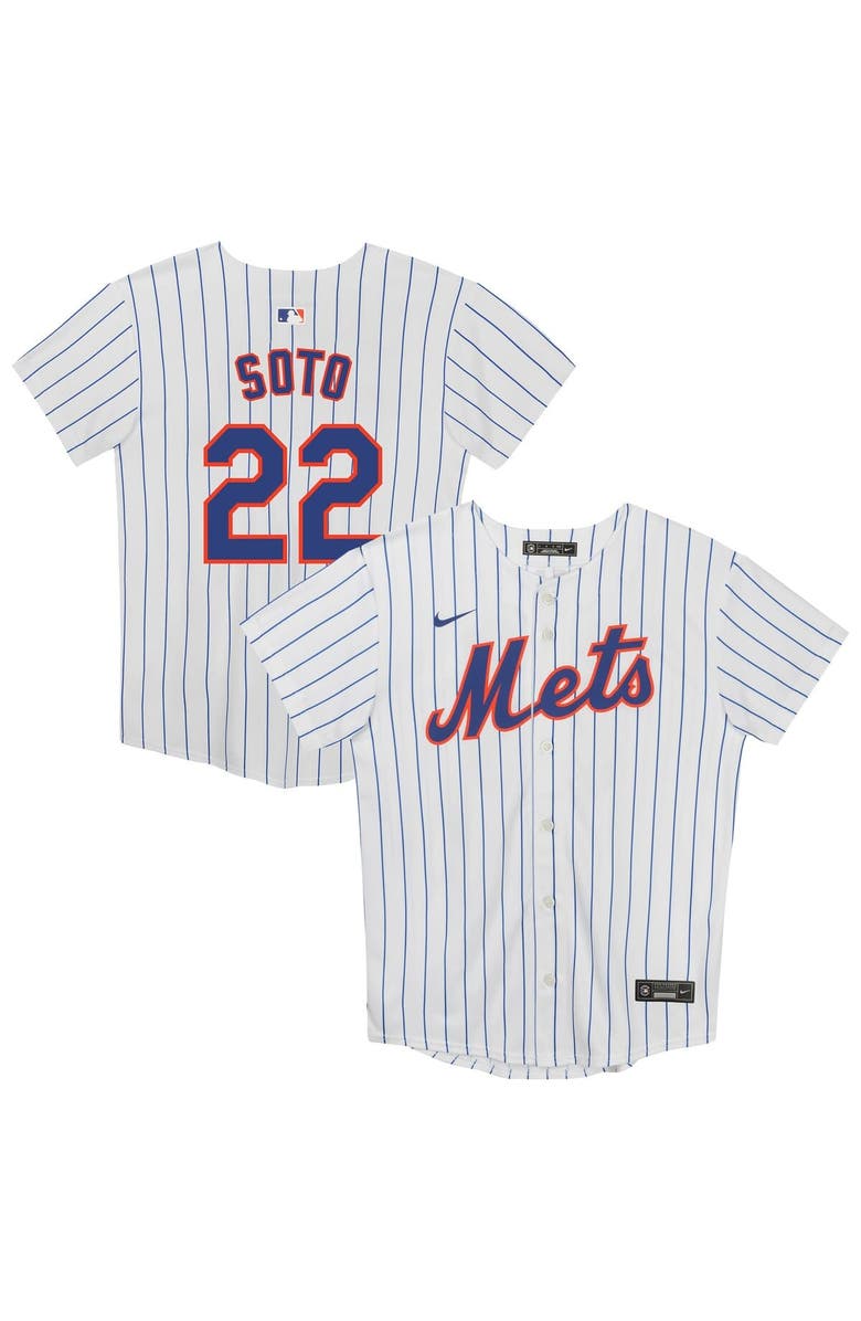 Nike Preschool Nike Juan Soto White New York Mets Home Game Jersey, Main, color, White
