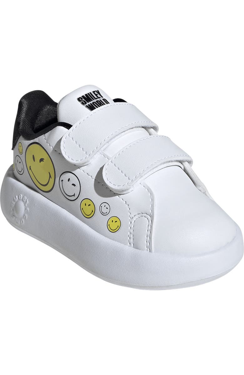 adidas Kids' Advantage Smiley Sneaker, Main, color,