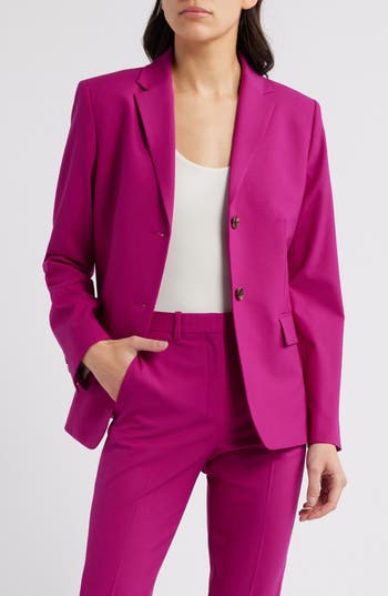 Theory Trace Tailored Blazer In Wildflower
